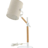 Stolní lampa Dennis, přírodní barva