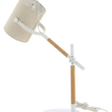 Stolní lampa Dennis, přírodní barva