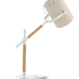 Stolní lampa Dennis, přírodní barva