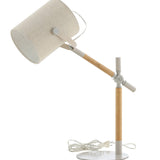 Stolní lampa Dennis, béžová