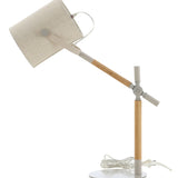 Stolní lampa Dennis, béžová