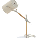 Stolní lampa Dennis, béžová