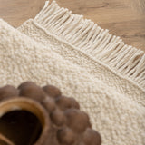 Obdélníkový koberec Betina, bílý, 250x80