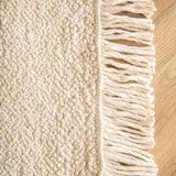 Obdélníkový koberec Betina, bílý, 250x80