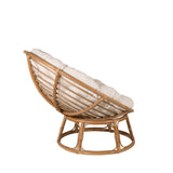 Lounge křeslo Bonnie, přírodní barva