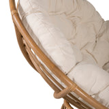 Lounge křeslo Bonnie, přírodní barva