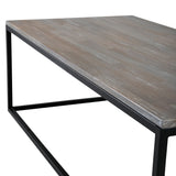 Konferenční stolek Jepara, přírodní barva, 60x120