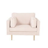 Lounge křeslo Boom, světle béžové