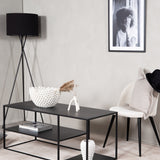Konferenční stolek Staal, černý, 50x120