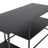 Konferenční stolek Staal, černý, 50x120